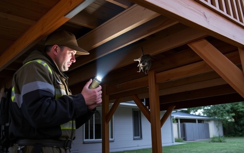 Under Deck Possum Removal in Highton